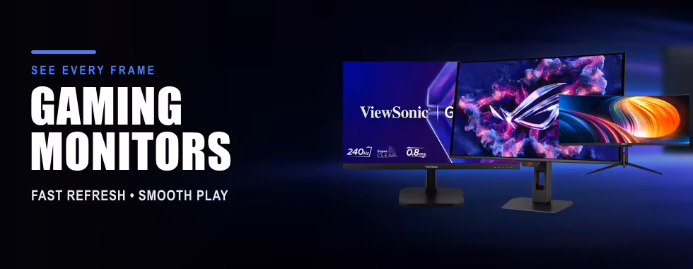Gaming Monitors — 144Hz to 500Hz 🖥️