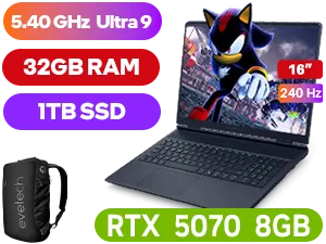 Alienware 16X Aurora AC16251 Ultra 9 RTX 5070