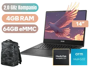Asus Chromebook CM14 Kompanio 520 Laptop  - Image 1