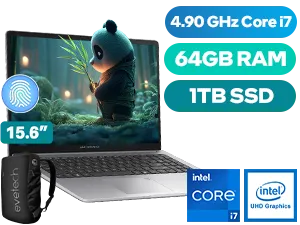 Asus ExpertBook P1 P1503CVA Intel® Core™ i7 Professional Laptop With 64GB RAM & 1TB SSD