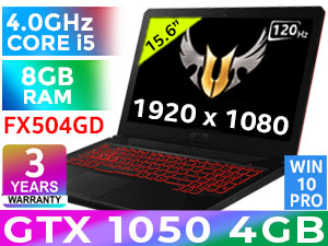 ASUS FX504GD Core i5 GTX 1050 Gaming Laptop