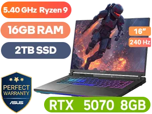 ASUS ROG Strix G16 16GB/2TB Ryzen 9