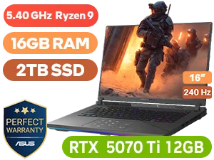 ASUS ROG Strix G16 16GB/2TB Ryzen 9