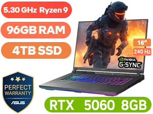 ASUS ROG Strix G16 96GB/4TB Ryzen 9
