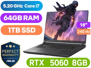 ASUS ROG Strix G16 64GB/1TB Core i7