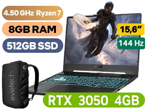 ASUS TUF Gaming A15 FA506N Ryzen 7 RTX 3050 Gaming Laptop