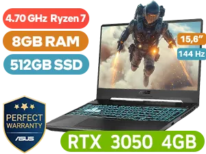 ASUS TUF Gaming A15 8GB/512GB Ryzen 7