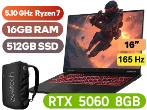 ASUS TUF Gaming A16 16GB/512GB RTX 5060