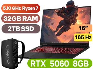 ASUS TUF Gaming A16 32GB/2TB RTX 5060
