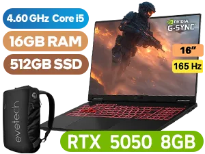 ASUS TUF Gaming F16 FX608JH Intel® Core™ i5 RTX 5050 Gaming Laptop