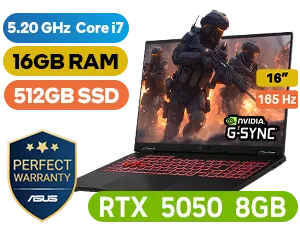ASUS TUF Gaming F16 16GB/512GB i7