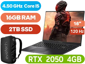 ASUS Vivobook 16X OLED Intel Core i5 RTX 2050 Laptop With 16GB RAM & 2TB SSD