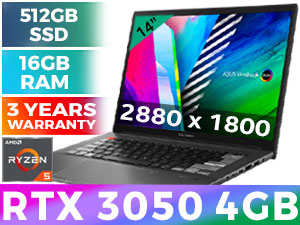 ASUS Vivobook Pro 14X OLED RTX 3050 Professional Laptop | Evetech