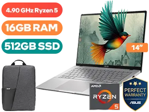 ASUS Vivobook S14 16GB/512GB Ryzen 5