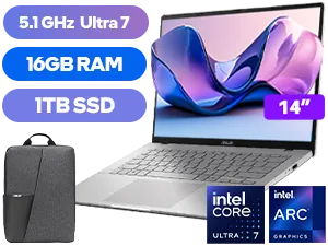 ASUS Vivobook S14 S3407CA Intel® Core™ Ultra 7 Laptop