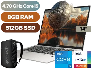 MSI Prestige 14 Evo B13M 13th Gen Intel Core i5 Laptop