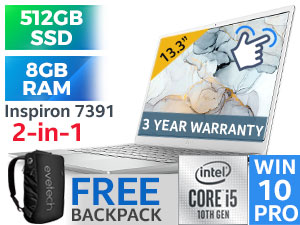 Dell Inspiron 13 7391 10th Gen Core i5 2-in-1 Ultrabook | Evetech