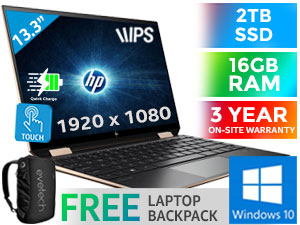 HP 13 Spectre x360 Core i7 Touchscreen Laptop With 2TB SSD | Evetech