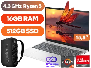 HP 15-fc0002ni Ryzen 5 Laptop
