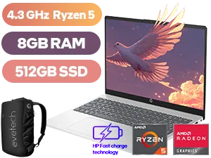 HP 15-fc0003ni Ryzen 5 Laptop
