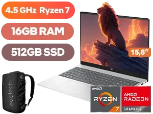 HP 15-fc0044ni Ryzen 7 Laptop - Image 1