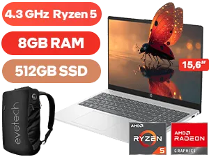 HP 15-fc0057ni 8GB/512GB Ryzen 5