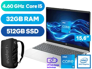 HP 15-fd0040ni 13th Gen Intel® Core™ i5 Laptop With 32GB RAM