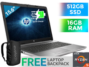 HP 255 G7 Ryzen 5 Laptop 1L3Y3EA With 16GB RAM & 512GB SSD | Evetech