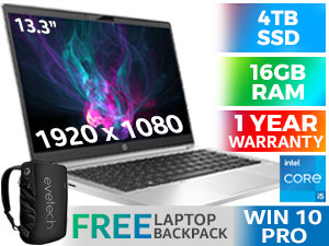 HP ProBook 430 G8 Core i5 Laptop 34P96ES With 16GB RAM & 4TB SSD