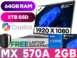 HP ProBook 450 G9 - Intel Core i7 Laptop | 64GB RAM & 2TB SSD