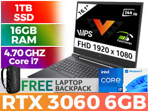 HP Victus Laptop 16-d1001ni 16.1