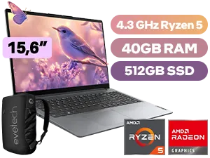 Lenovo IdeaPad 1 15ALC7 AMD Ryzen 5 Laptop With 40GB RAM