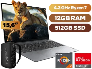 Lenovo IdeaPad 1 15ALC7 Ryzen 7 | 12GB/512GB | Productivity Laptop