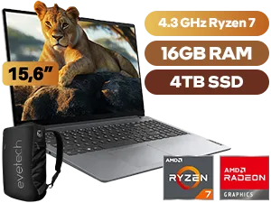 Lenovo IdeaPad 1 15ALC7 Ryzen 7 Laptop With 16GB RAM & 4TB SSD