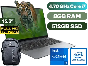 Lenovo IdeaPad 1 15IAU7 Intel Core i7 Laptop 82QD00E0FU