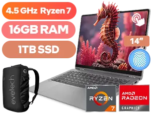Lenovo IdeaPad Flex5 14ABR8 Ryzen 7 Touchscreen Laptop