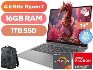 Lenovo IdeaPad Flex5 14ABR8 Ryzen 7 Touchscreen Laptop - Image 1