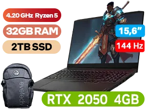 Lenovo IdeaPad Gaming 3 15ACH6 Ryzen 5 RTX 2050 Laptop With 32GB RAM & 2TB SSD