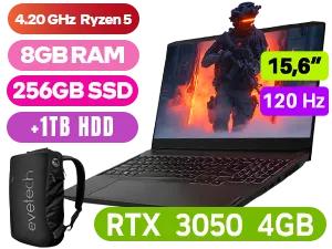 Lenovo IdeaPad Gaming 3 15ACH6 Ryzen 5 RTX 3050 Laptop