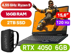 Lenovo IdeaPad Gaming 3 15ARH7 Ryzen 5 RTX 4050 Laptop With 16GB RAM & 2TB SSD