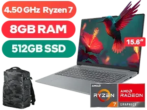 Lenovo IdeaPad Slim 3 15ABR8 Ryzen 7 Laptop - Image 1