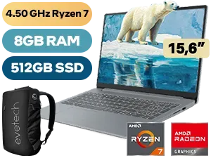 Lenovo IdeaPad Slim 3 15ABR8 AMD Ryzen 7 Laptop - Image 1