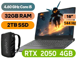 Lenovo LOQ 16IRH8 Intel Core i5 RTX 2050 Gaming Laptop With 32GB RAM & 2TB SSD