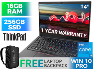 Lenovo ThinkPad E14 Gen 2 11th Gen Core i5 Laptop With 16GB RAM