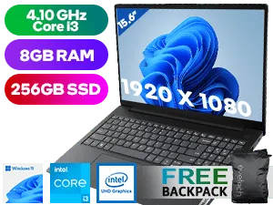 Lenovo V15 G2 ITL 82KB00S2SA Intel 11th Gen Tiger Lake i3-1115G4 up to 4.10GHz, 6MB Cache Processor, 2x Cores, 4x Threads / 8GB DDR4 RAM / 256GB Ultra-Fast NVME SSD / 15.6" FHD 1920 x 1080 Anti-Glare Display / Integrated Intel UHD Graphics  / No DVD Drive Included / Windows 11 Home (64bit) / HD 720p Webcam With Array Microphone / Bluetooth 5.0 / AC 9560 Wireless LAN / 2x 1.5W Speaker With Dolby Audio / Headphone Audio & Microphone Combo Jack / 1x USB 2.0 / 1x USB 3.2 Type-A / 1x USB-C 3.2 Gen 1 (support data transfer only) / 1x HDMI / 1x Ethernet / Full Size Non-backlit Keyboard / 3 Years Warranty / Lenovo V15 G2 ITL 11th Gen Core i3 Laptop Deal