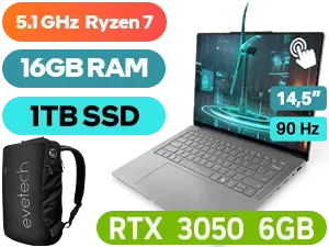 Lenovo Yoga Pro 7 14AHP9 Ryzen 7 Laptop - Image 1