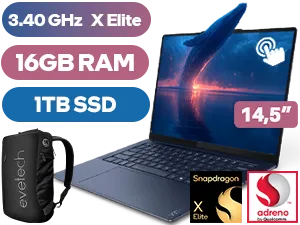 Lenovo Yoga Slim 7 Snapdragon X Elite Touchscreen Laptop