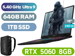 MSI Crosshair 16 64GB/1TB RTX 5060