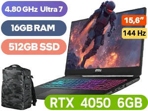 MSI Cyborg 15 AI 16GB/512GB RTX 4050