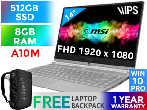 MSI Modern 14 A10M Core i7 Professional Laptop | Evetech